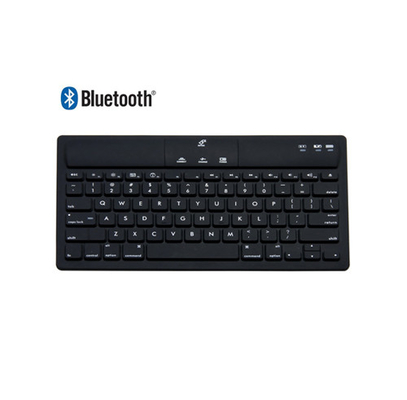 China Bluetooth wireless black color medical silicone rubber keyboard for tablet / MID supplier