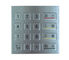 Factory supply RS232 keypad with customs keyboard layout, stainless steel material supplier