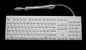 IP68 sealed medical hygiene CE keyboard with OEM Languages for healthcare supplier