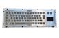 Rugged slim metallic panel mount military keyboard for portable military pc outdoor supplier