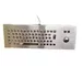 Desk top USB industrial metal keyboard based 64-key steel keyboard with Windows key supplier