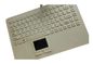 Sterile clean medical silicone keyboard with touchpad and anti-germ coating supplier