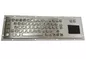 Ip65 Stainless Steel Metal Industrial Touchpad Keyboard With Spanish Braille Dots supplier