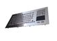 Panel Mount Kiosk Industrial Compact Keyboard With Touchpad With Threaded Bolts supplier