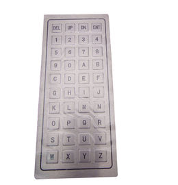 China 40 keys special customs metal keyboard for outdoor parking with weatherproof supplier