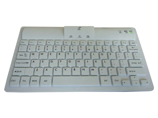China Bluetooth industrial wireless washable keyboard with USB rechargeable Li-ion battery supplier