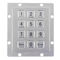 hole mounting numeric industrial metal keypad with 12 keys for kiosk matrix keypad supplier