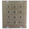 4 holes mounting waterproof customs flat keypad and accessories with 12 keys supplier